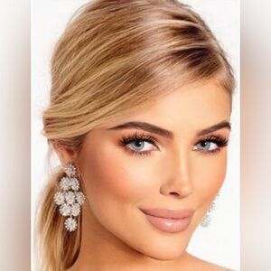 100% Authentic Kate Spade Heirloom Crystal Gardens Earrings Chandelier WBRU4175